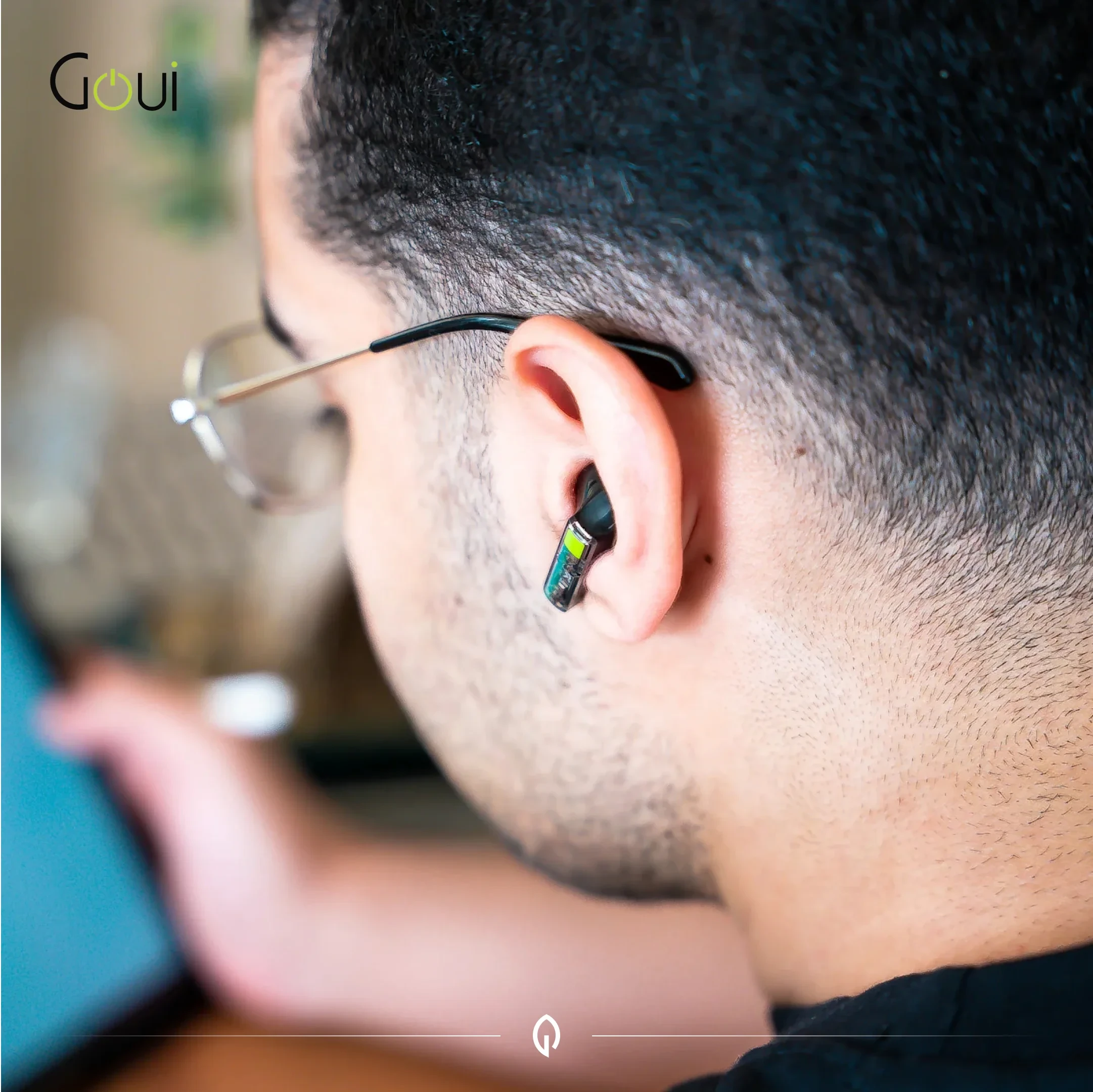 Goui G•Pods Écouteurs Sans Fil - Transparent